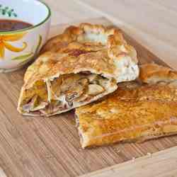 Bacon and Mushroom Calzones