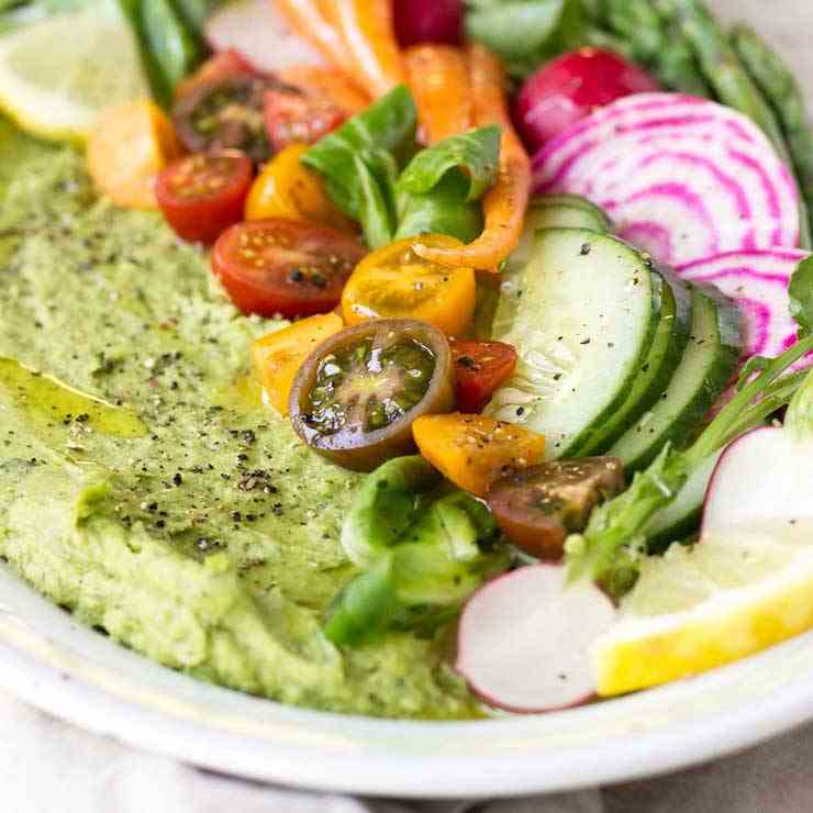 Avocado Chickpea Dip