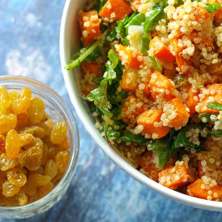 Roasted Sweet Potato - Quinoa Salad