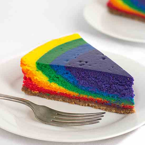 Rainbow Cheesecake