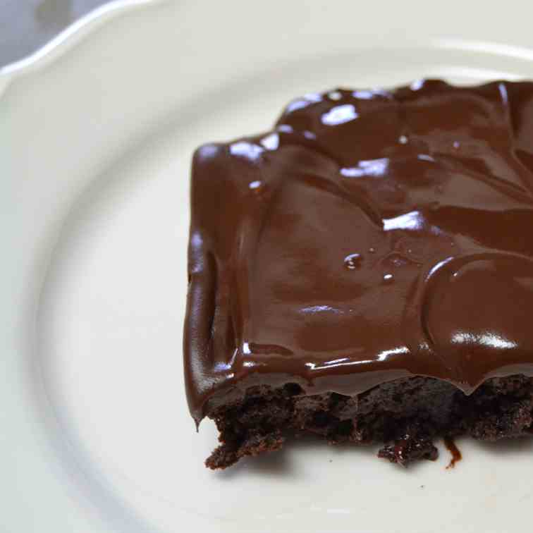 Gluten Free Brownie with Chocolate Icing