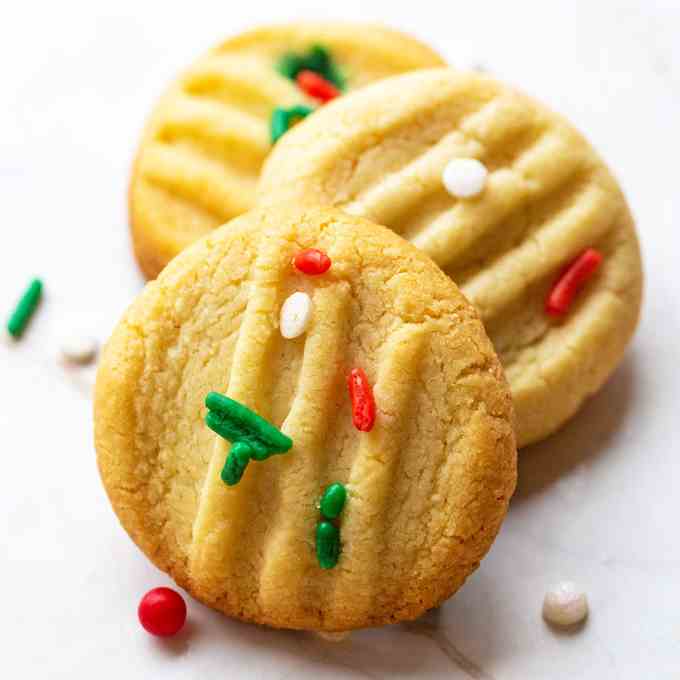 Gluten Free Shortbread Cookies