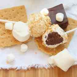 S'mores Fudge Pops