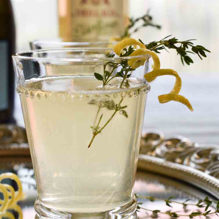 Elderflower and Lemon Mimosas