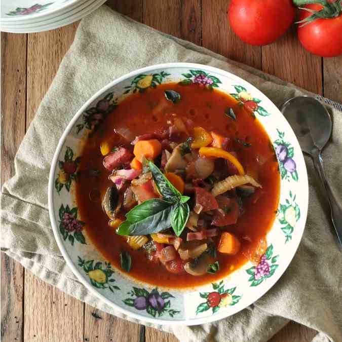 Paleo Minestrone Soup