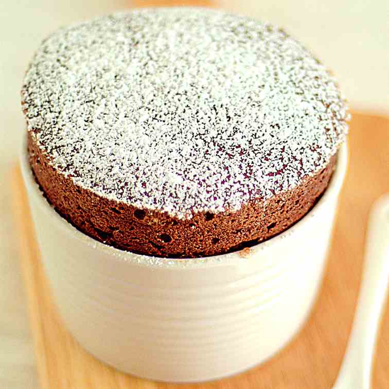 Dark Chocolate Soufflé