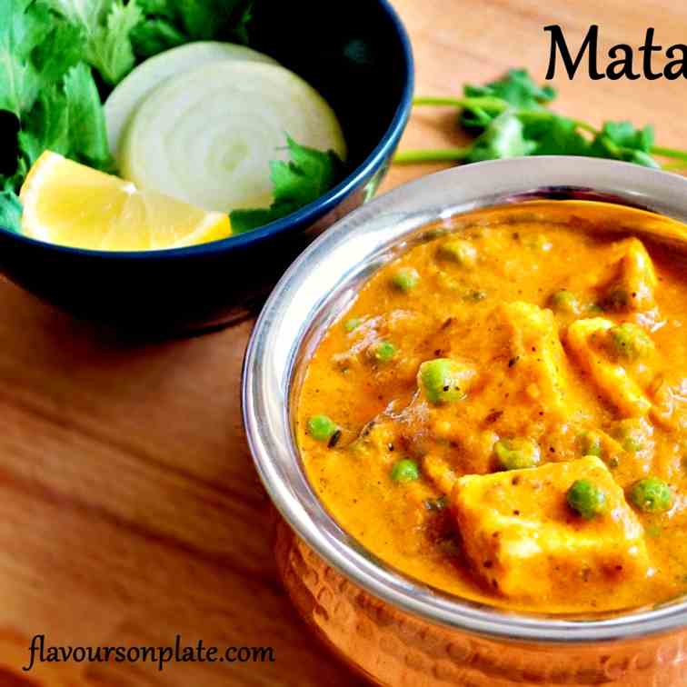 Matar Paneer recipe