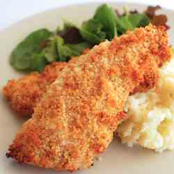 Panko-Crusted Baked Chicken Fingers