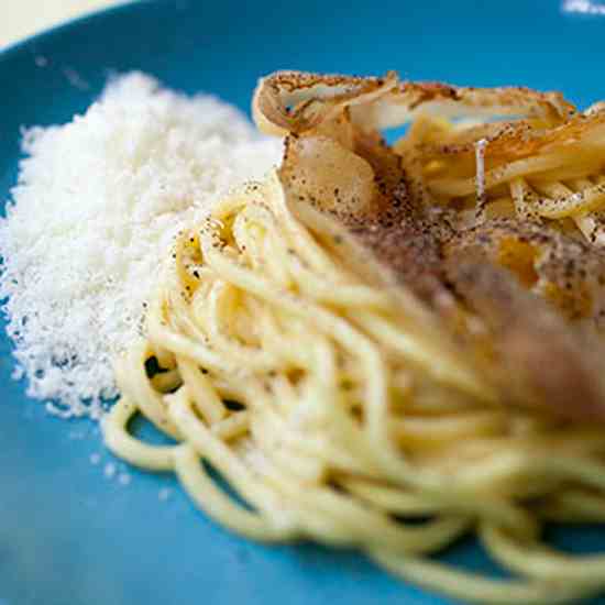 Deconstructed Spaghetti Carbonara