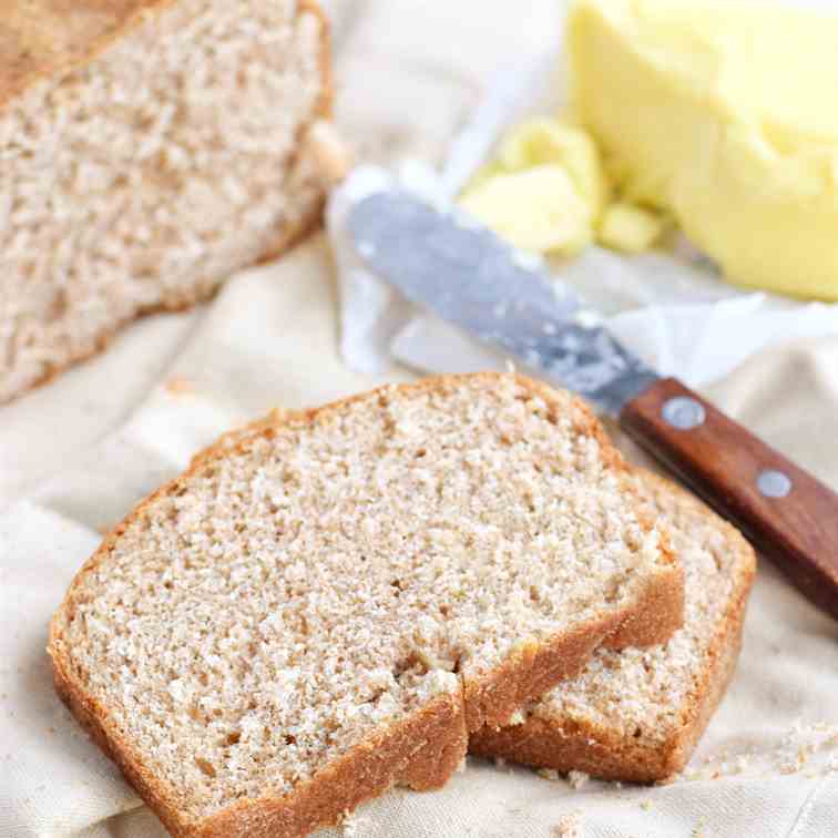 The Tastiest 100% Whole Wheat Bread