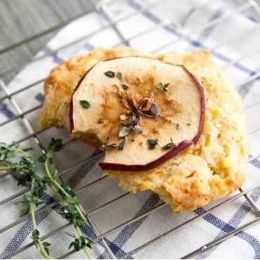 Cheddar Apple Scones