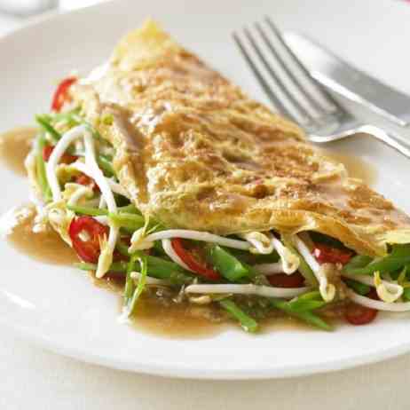 Asian Oven Omelette Recipe