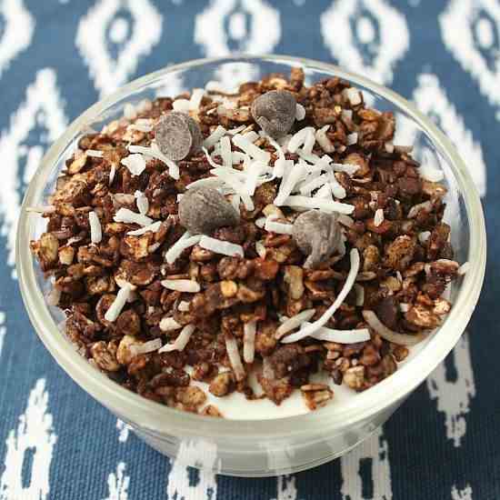 Chocolate Coconut Granola