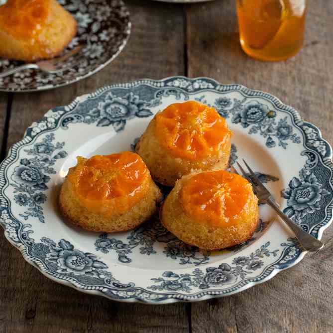 Clementine upside down cakes