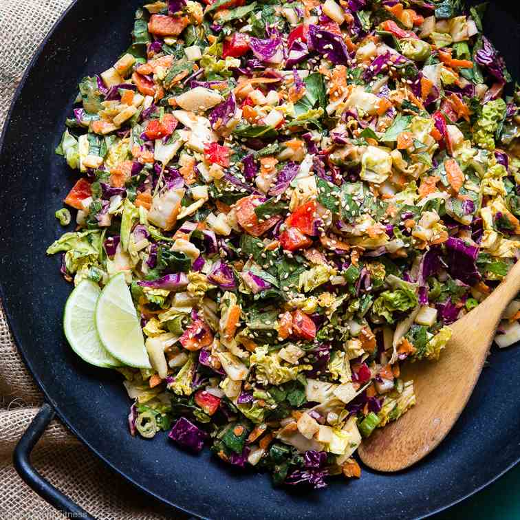 Healthy Oriental Coleslaw