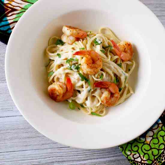 Cajun Shrimp Alfredo Pasta