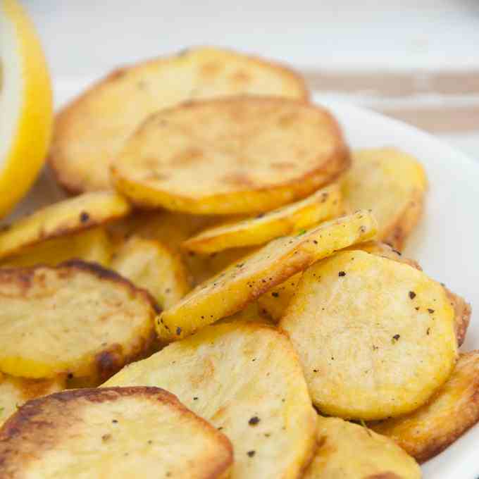 Oven Baked Potato Slices