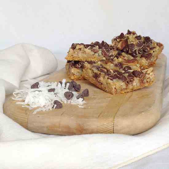 Malted Magic Cookie Bars