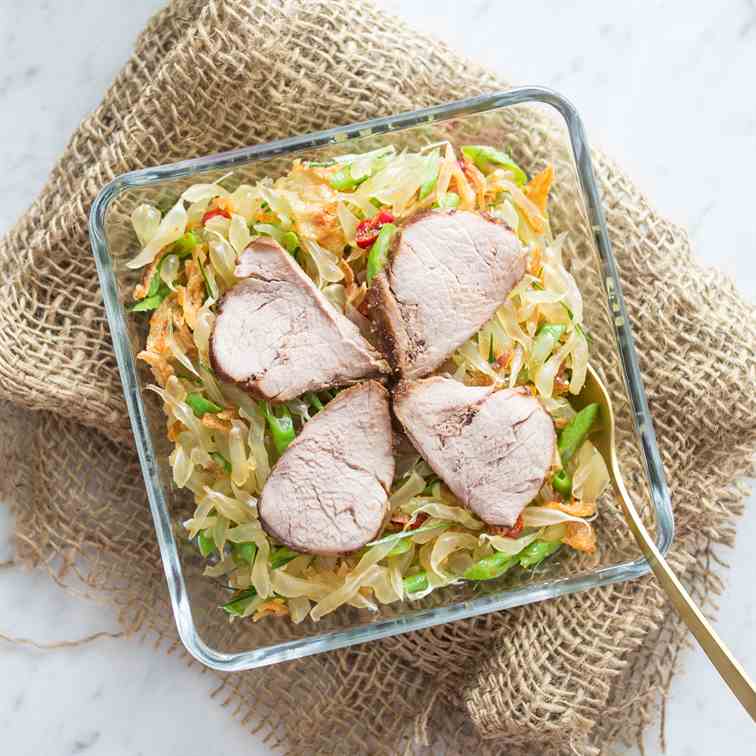 Thai Pomelo Salad with Baked Pork