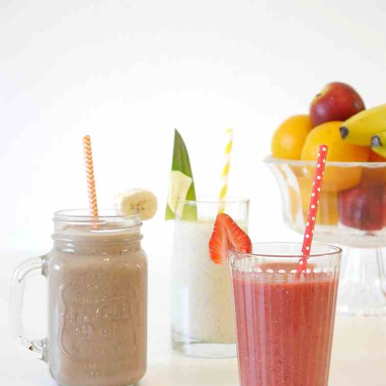 Three Tasty - Healthy Smoothie Recipes