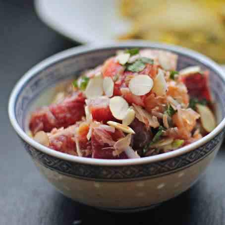 Blood Orange Mint Salad