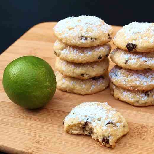 Lime Currant Cookies