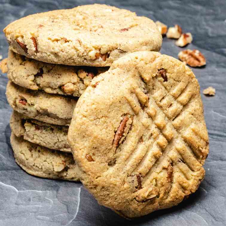 Low Carb Cinnamon Pecan Cookies