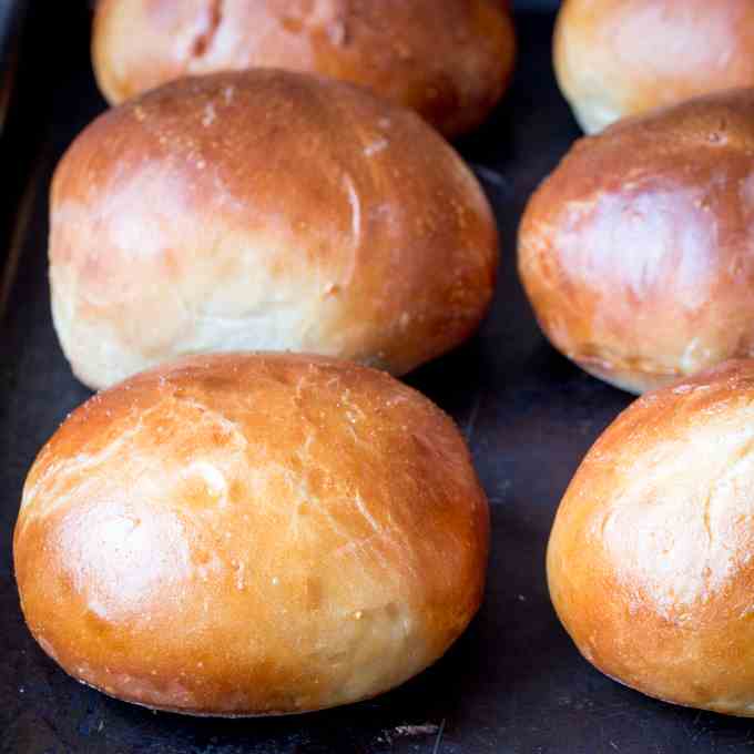 Soft and Light Brioche Rolls