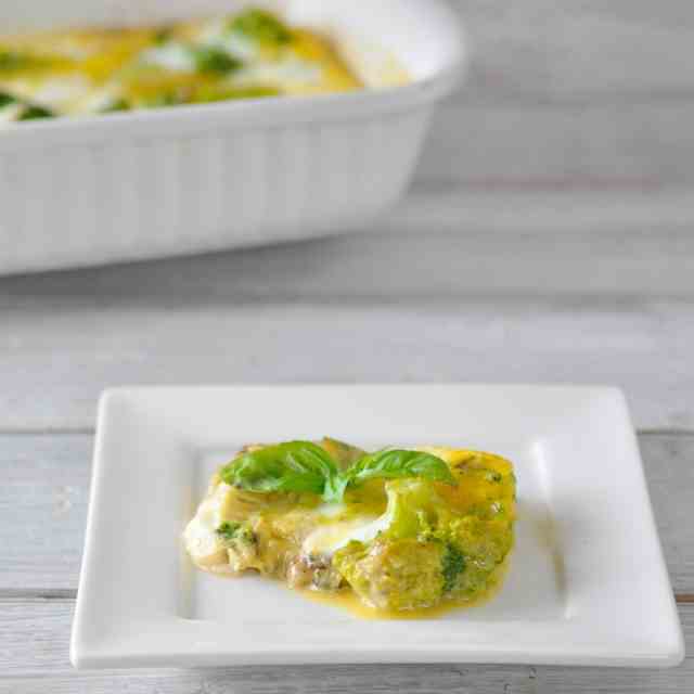 Frittata with broccoli