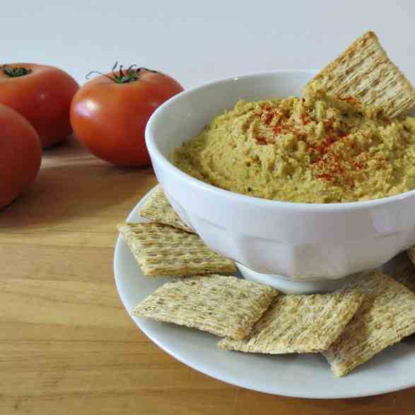 Smoked Paprika Edamame Bean Dip