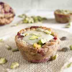 Honey Nut Raspberry Baked Oatmeal