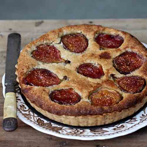 Honey Roasted Fig & Almond Tart 