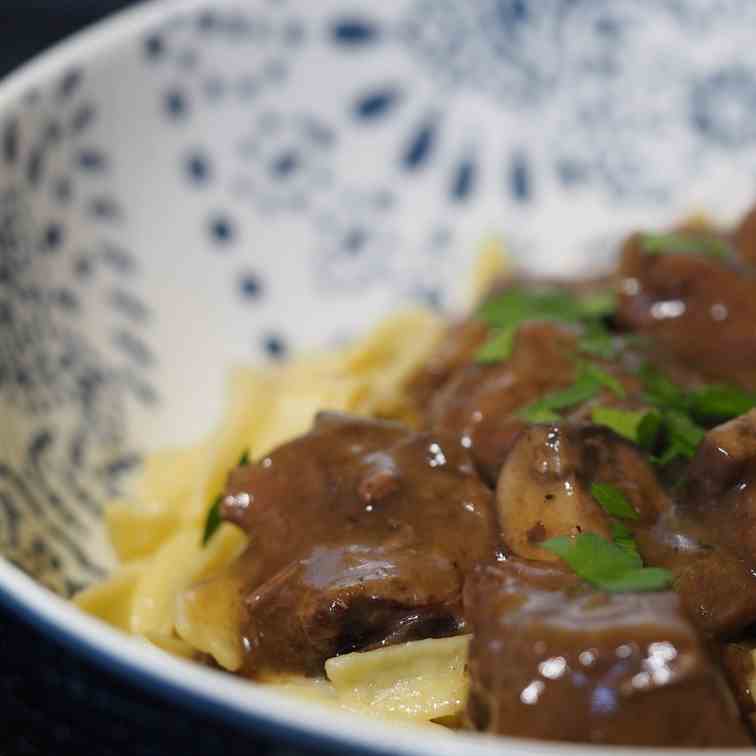 Instant Pot Sirloin Beef Tips
