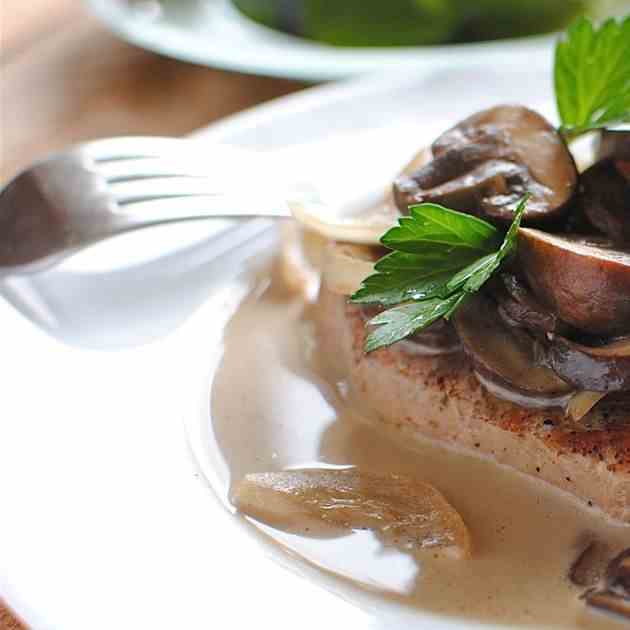 Mushroom Pork Chops Recipe