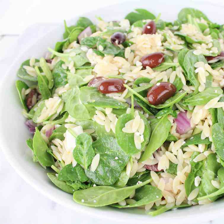 Spinach Orzo Salad