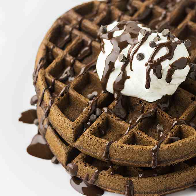 Double Chocolate Waffles