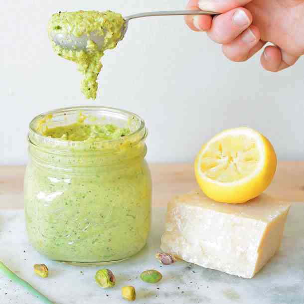 Garlic Scape Pesto