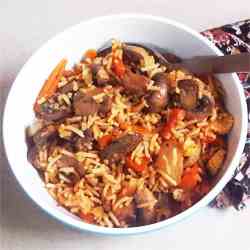 Mushroom Fried Rice