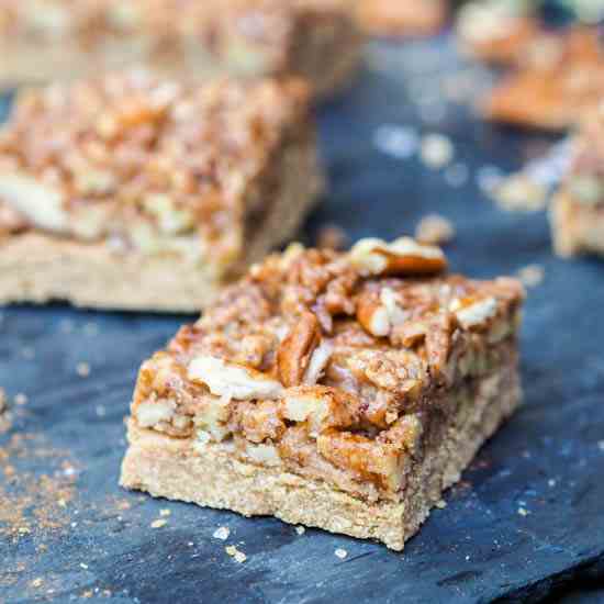 Coffee Pecan Pie Bars