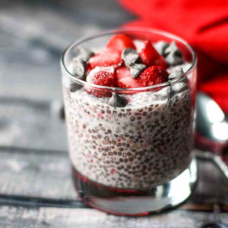 Raspberry Chia Pudding