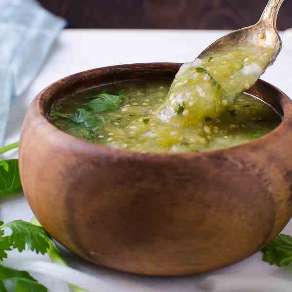 Authentic Spicy Salsa Verde