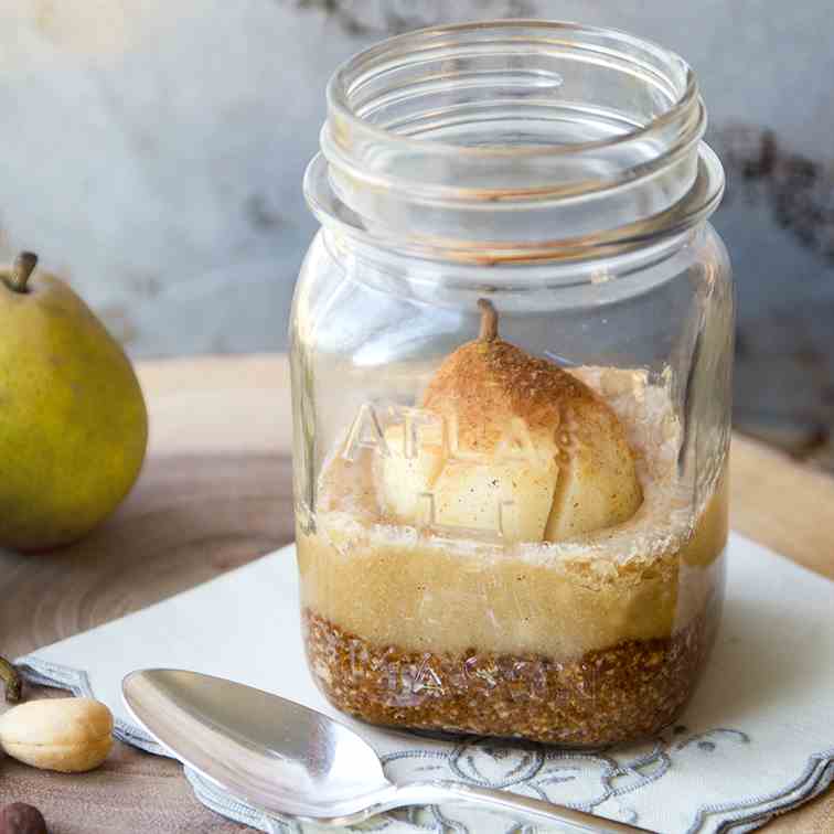 Nutty Pear Crumble 