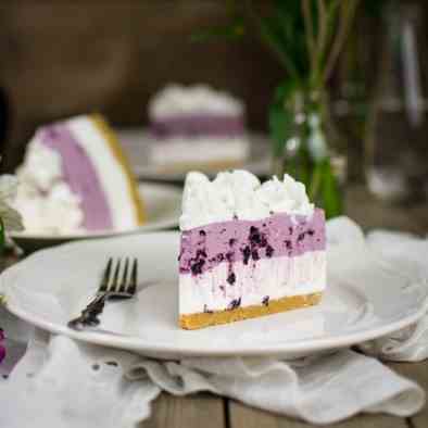 No-bake blueberry cheesecake