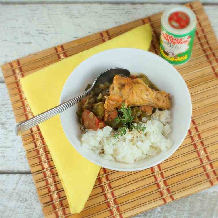 Cajun Chicken and Sausage Gumbo