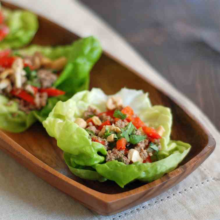 Thai Lettuce Wraps