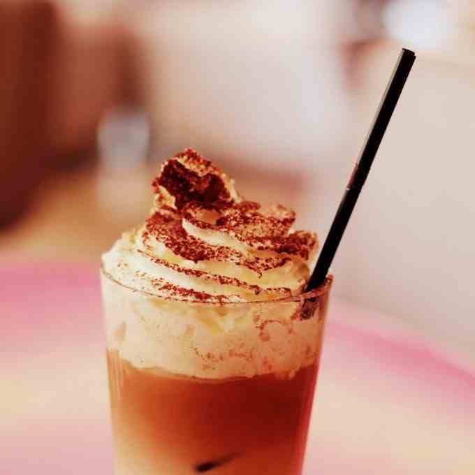 Iced Coffee Au Lait