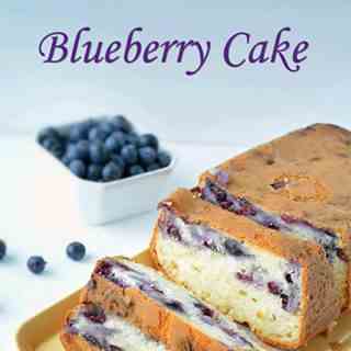 Moist Blueberry Cake