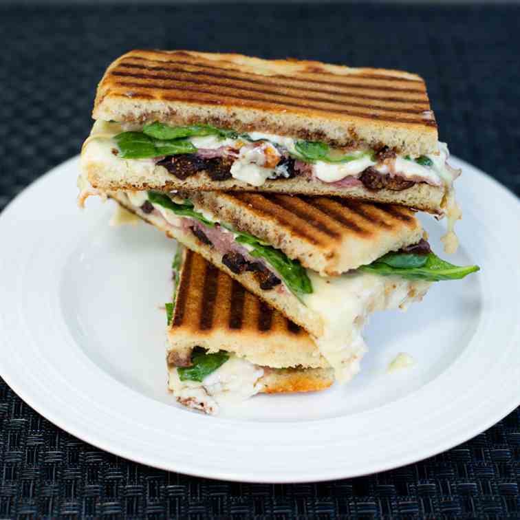 Fig and Prosciutto Panini