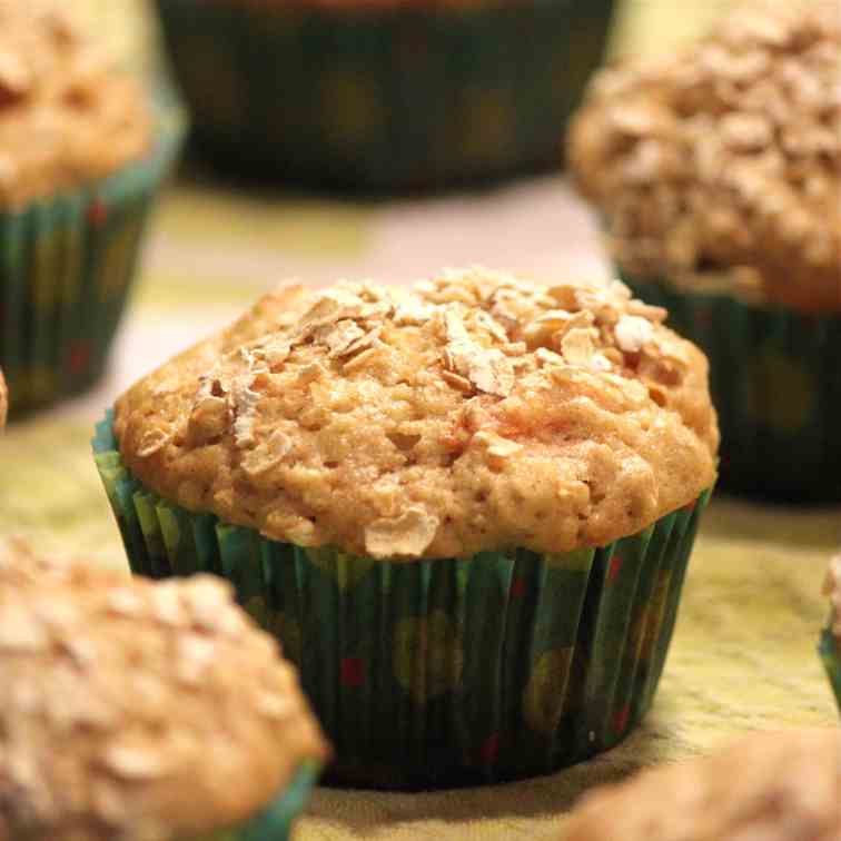 Applesauce Carrot Muffins