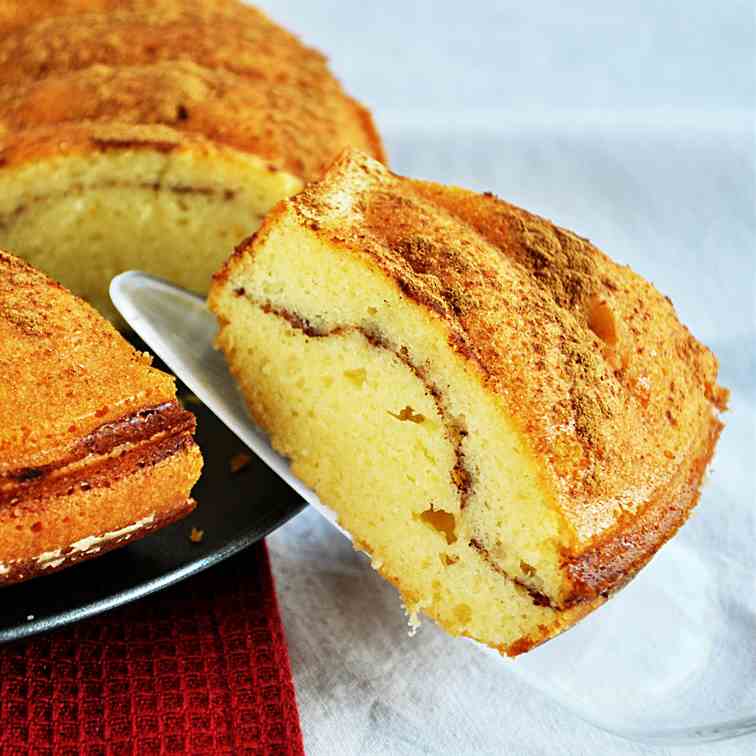 Lemon Yoghurt Cake with Cinnamon